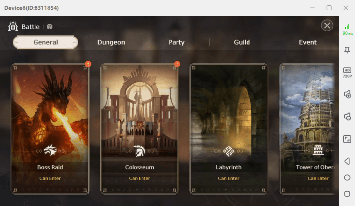 Lost Sword- Various game modes- Virtual Phone