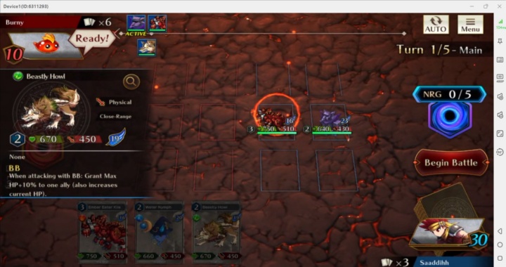 Brave Frontier Versus- Battle Mode- Batch account grinding