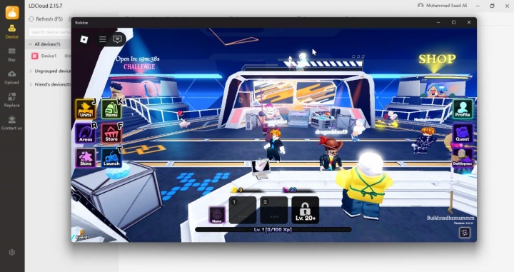 Roblox Anime Saga- Game running page- LDCloud