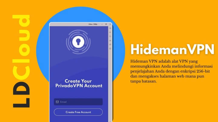 15 VPN Freemium Terbaik untuk Android: Hideman vpn - LDCloud