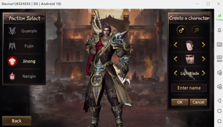 12SKY M Global Jinong class character with customisation options- Cloud phone sync operation