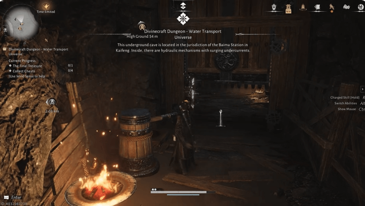 Where Winds Meet Water Transport Universe dungeon entrance- Cloud phone hands-free