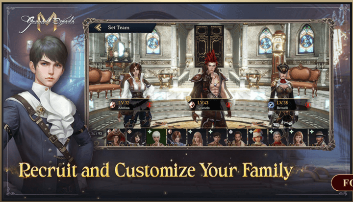  Granado Espada M- customization interface to build Granado Espada M Best team- AFK Software 