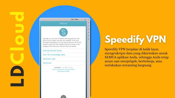 15 VPN Freemium Terbaik untuk Android: Speedify vpn- LDCloud cloud Android