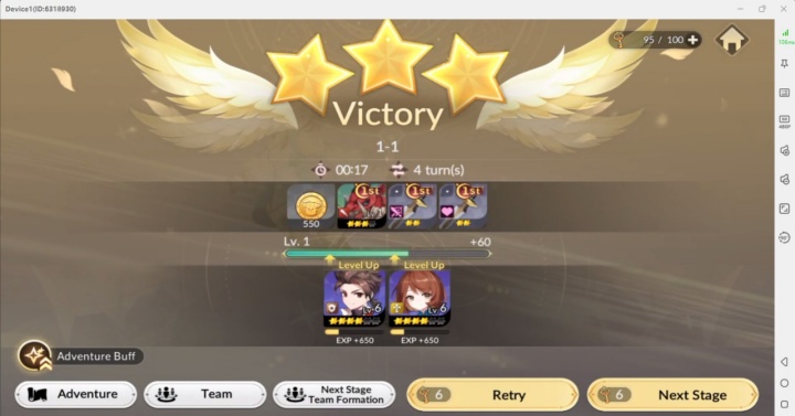 Seven Knights Re:BIRTH- Battle rewards in the game- Game AFK Tool