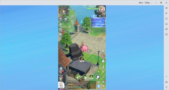 Ragnarok: Back to Glory character completing the main story quests at the start of the game - LDCloud