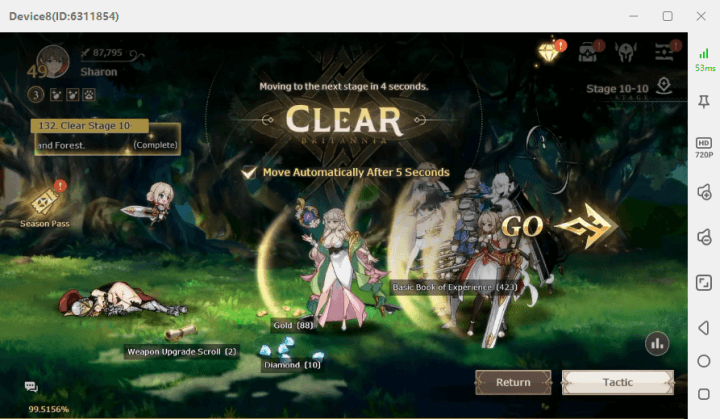 Lost Sword- game move automatically function- AFK Tool