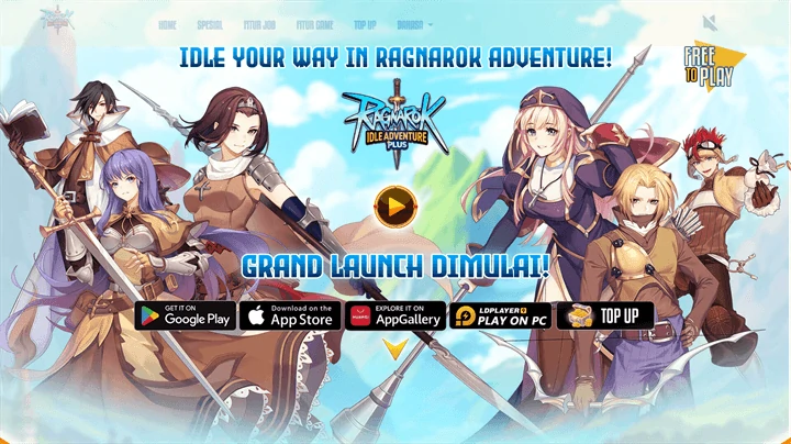 Ragnarok Idle Adventure Plus - LDCloud