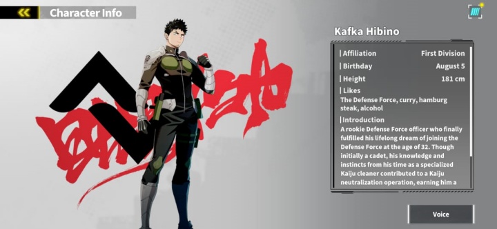 Kafka Hibino- An A-tier character in Kaiju No. 8 The Game- Game Multi-instance Tool