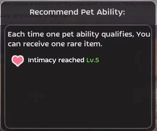 Sistem Intimacy dan Leveling Pet - LDCloud