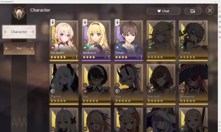 Lost Sword- Character display interface- Android Cloud Phone