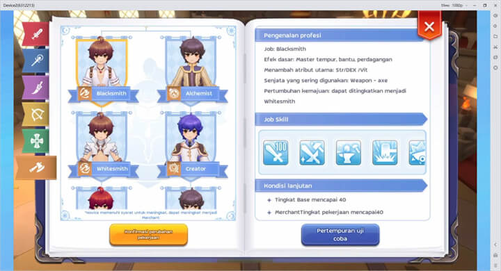 Kelas PvE Ragnarok M: Classic Tier S: Blacksmith - LDCloud