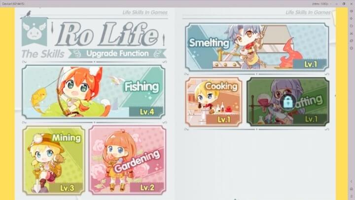 Ragnarok X: Next Generation- Pahami Skill Kehidupan (Life Skill) di ROX- Alat AFK