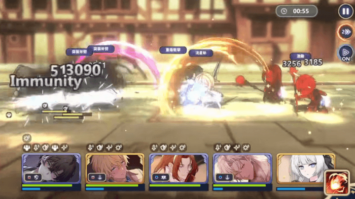 《時空心語》- 遊戲戰鬥畫面- 高效能雲手機