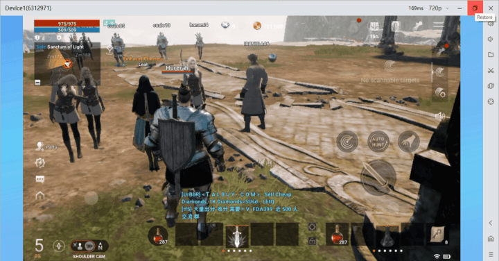 Lineage2M character (Hurerah) exploring the Adan - LDCloud