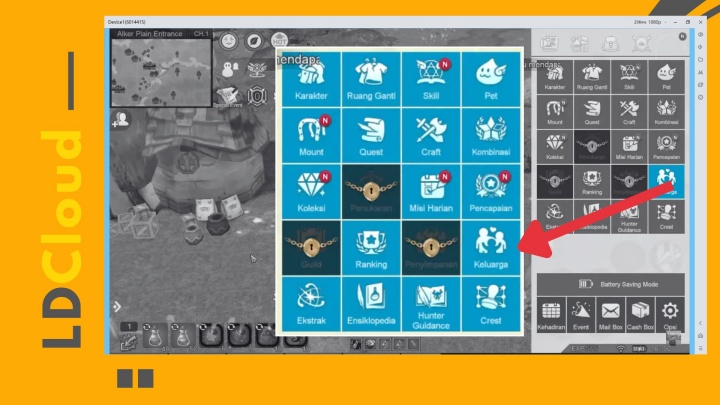 Luna M：ID- Tampilan UI lebih jelas untuk fitur Keluarga, Guild, dan berbagai fitur lain dari game LunaM: ID- Alat Pembukaan Telepon Game