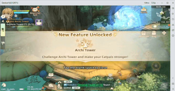  Archi Tower unlocked in Tree of Savior NEO- A beginner must do the dungeon-Android cloud phone 
