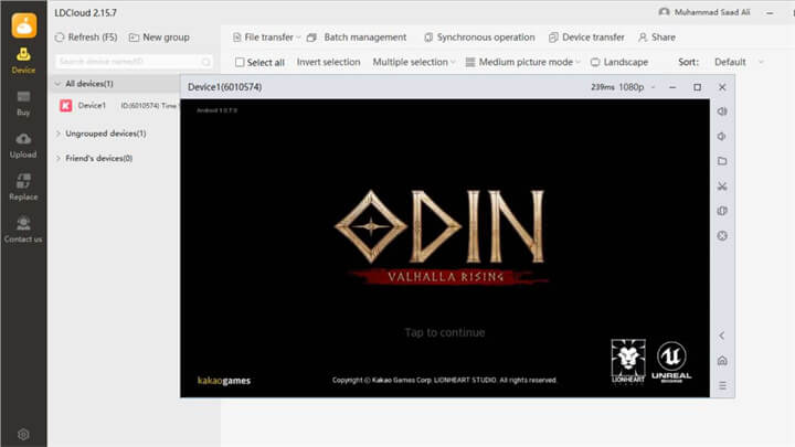 Play ODIN: VALHALLA RISING with LDCloud - LDCloud