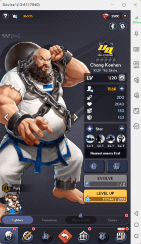 Chang Koehan- A C-tier character in the King of Fighters AFK tier list - 24/7 hosting