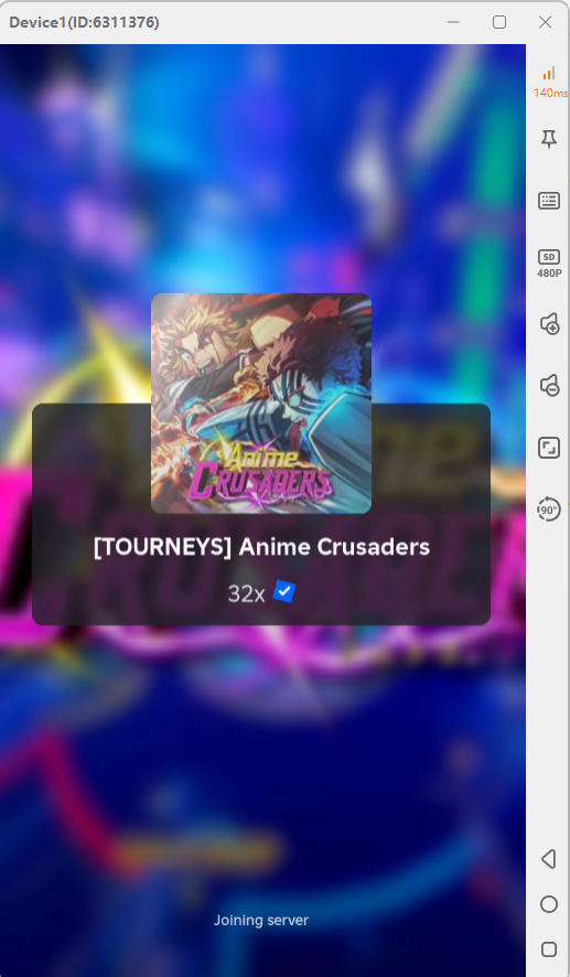 Anime Crusaders cover photo on Roblox- Batch account grinding