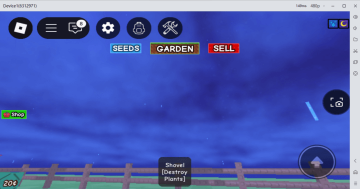 Grow A Garden- Image showing the rainy weather in Roblox Grow A Garden- LDCloud