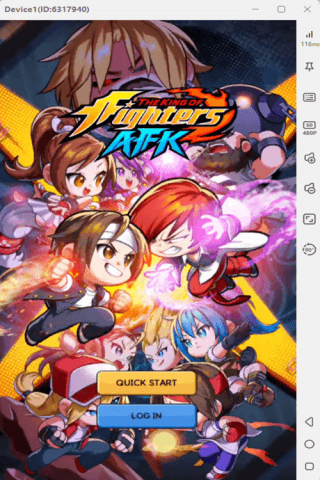 The King Of Fighters AFK cover photo before starting the game- LDCloud