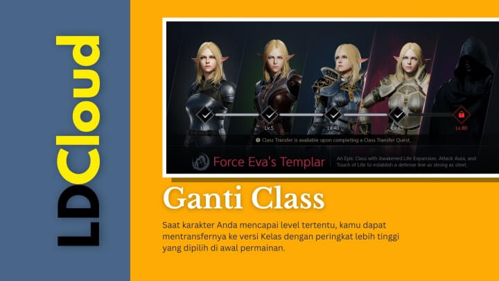 Lineage2M- Ganti Job dari Epic Class yang Tidak Diinginkan- Telepon awan