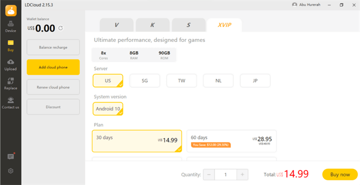 Step-by-step Instructions to Play Realms of Pixel on LDCloud: Buy LDCloud cloud phone - LDCloud