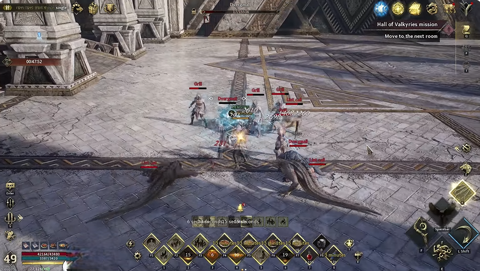 Valhalla experience room battle scene- Best Legend of Ymir AFK farming spot for early stage- 24/7 hosting