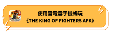 使用雷電雲手機暢玩《THE FIGHTERS AFK》