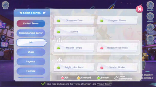 Select the Smooth Server to fix lag in ROX - LDCloud Cloud Android Emulator