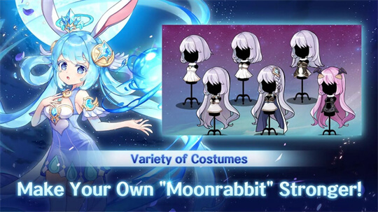 Combine Extra Weapons in Idle Moon Rabbit - LDCloud cloud gaming app