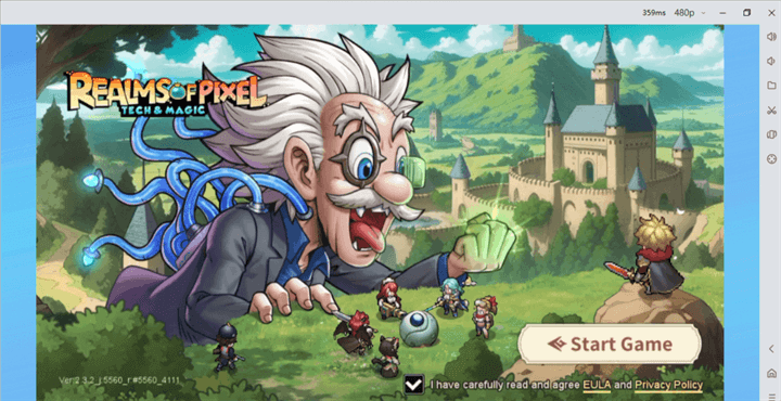 Step-by-step Instructions to Play Realms of Pixel on LDCloud: Start playing - LDCloud