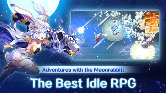 Collect Free Rewards in Idle Moon Rabbit - LDCloud cloud gaming app