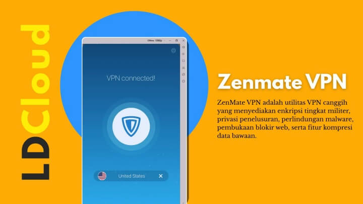 15 VPN Freemium Terbaik untuk Android: Zenmate vpn - LDCloud