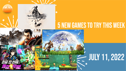 5 New Games to Try This Week - July 11, 2022
