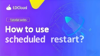 How to use a scheduled restart?