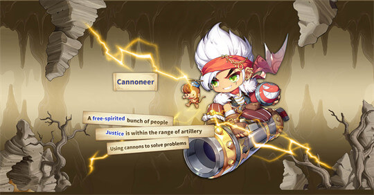 Class in MapleStory R: Evolution: Cannoneer - LD Cloud Android Emulator