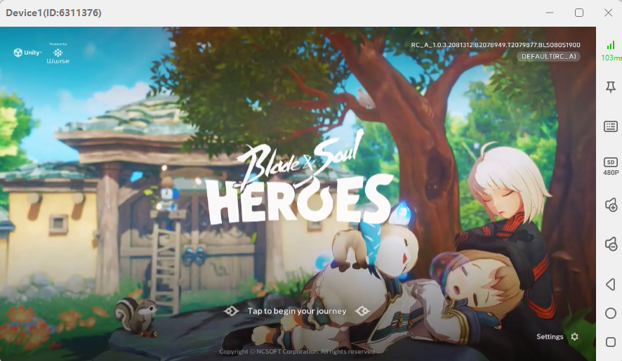 Blade & Soul Heroes cover photo while loading the game on LDCloud- LDCloud 24/7 AFK
