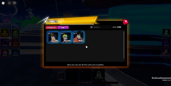 Anime Saga- Character selection screen- Android Cloud Phone