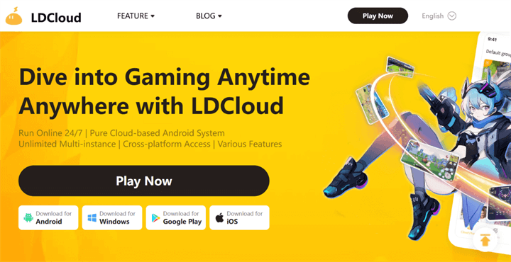 Step-by-step Instructions to Play Realms of Pixel on LDCloud: Download LDCloud - LDCloud