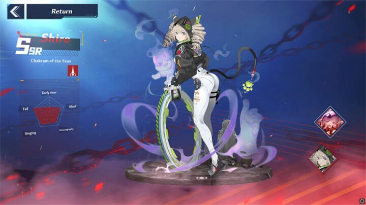 SSR Characters in Tower of Fantasy: Shiro - LDCloud Cloud Gaming Emulator