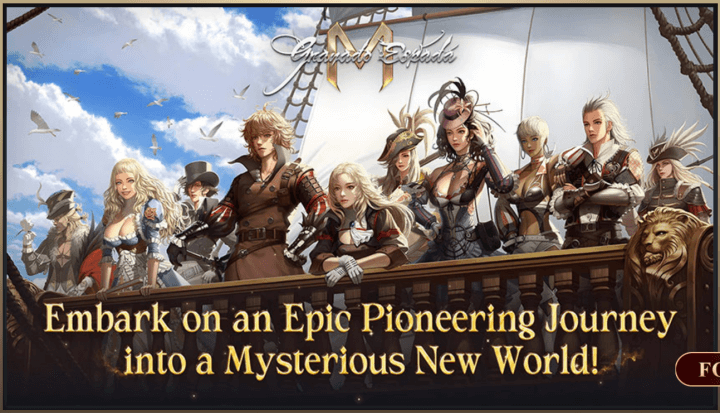 Granado Espada M- cover photo with different characters on a ship- AFK Tool