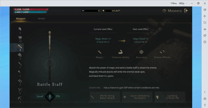  LORDNINE: Infinite- Weapon Battle Staff details - Virtual Phone