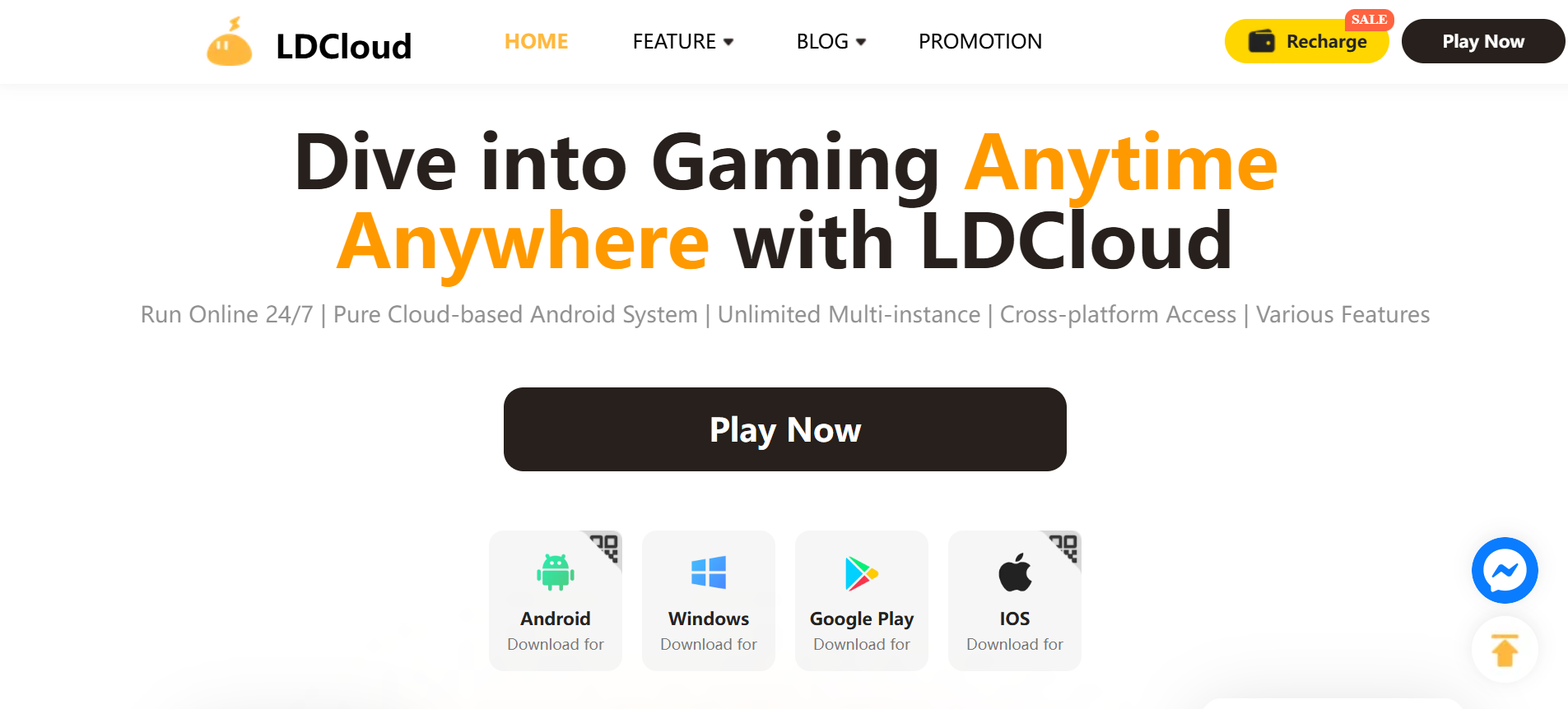 LDCloud website interface - The best tool for Legend of Ymir AFK farming- AFK Software