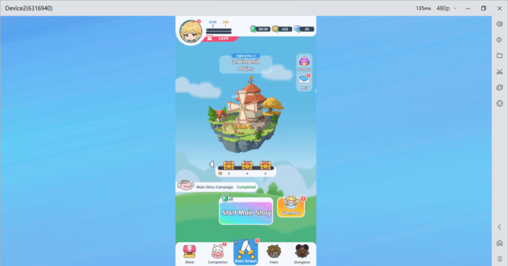 Ragnarok Crush- Main gameplay screen-LDCloud