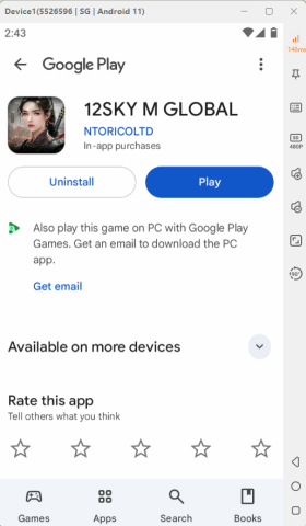 12SKY M Global successfully installed on LDCloud- AFK without draining battery
