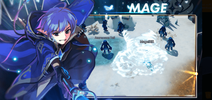 Iris Origin SEA Mage class character and its gameplay- Cloud phone auto grinding 