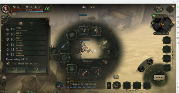Teon: Revelation- Point allocation system in Teon: Revelation- Cloud phone hands-free