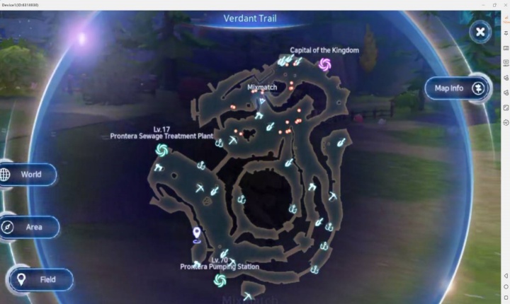 Regnarok V Returns- Main Map of Ragnarok V: Returns- Game Multi-instance Tool